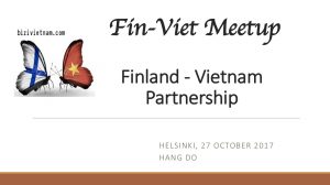 Finland Vietnam Partnership